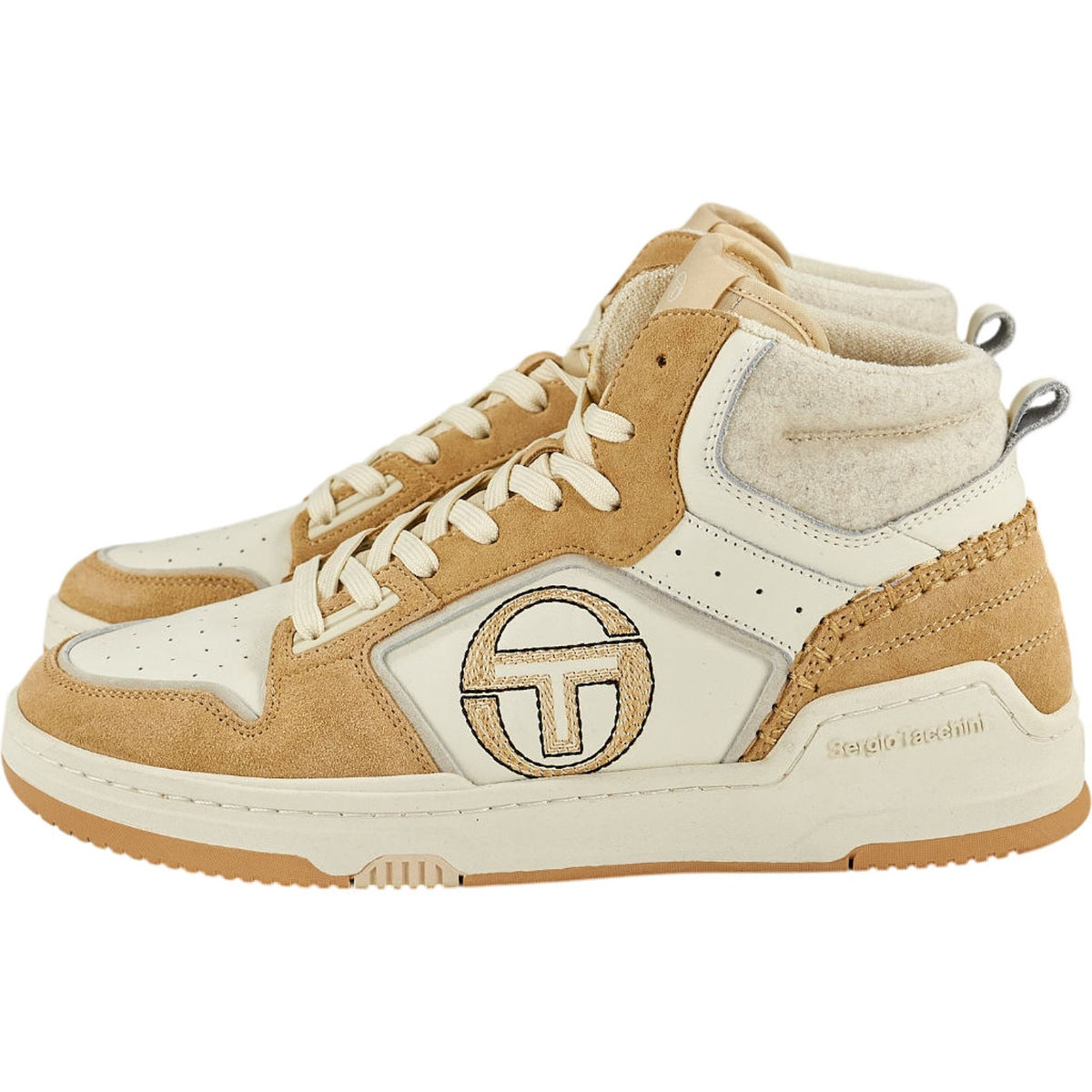 Sergio Tacchini Beige High Top Trainers