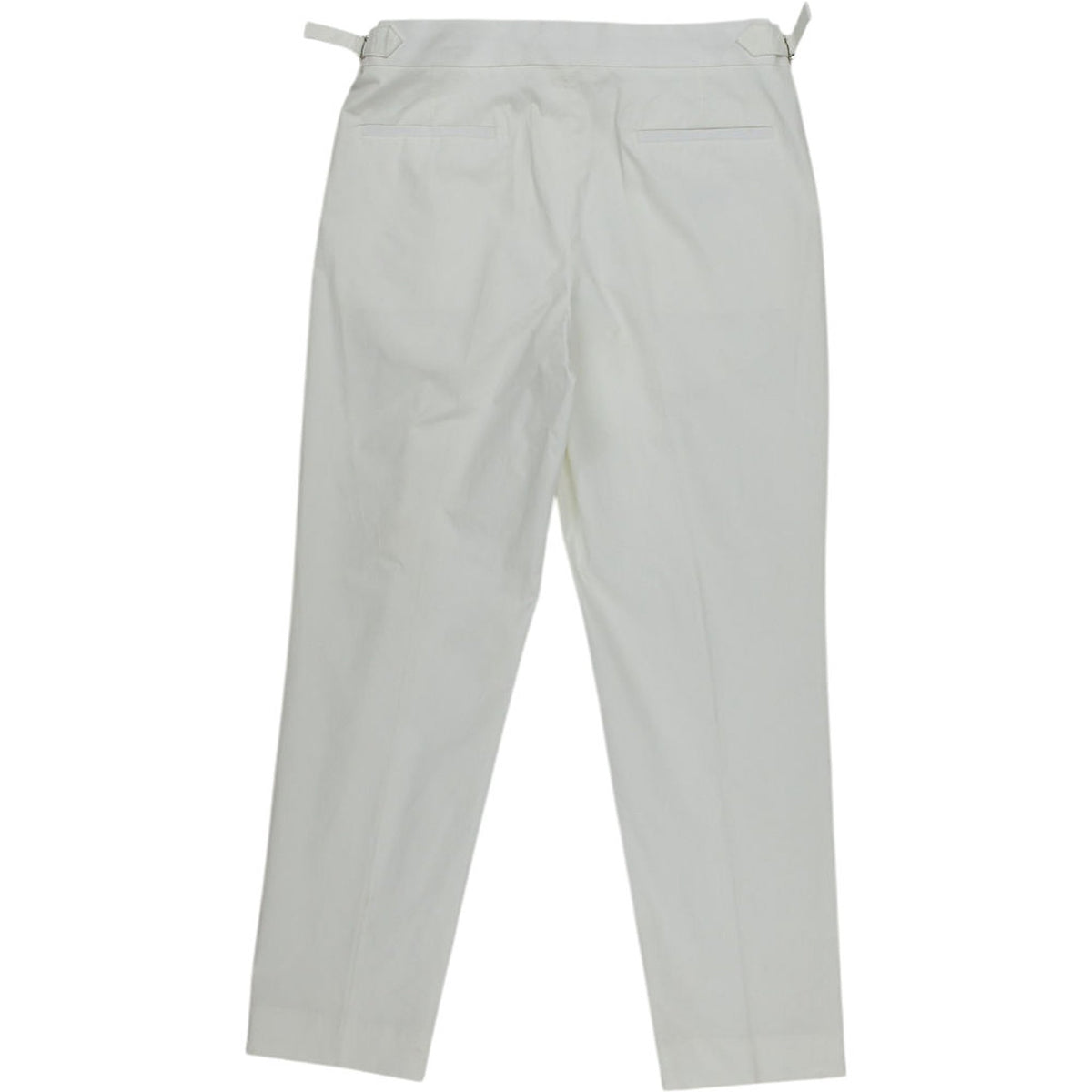 Moss White Pleated Trousers