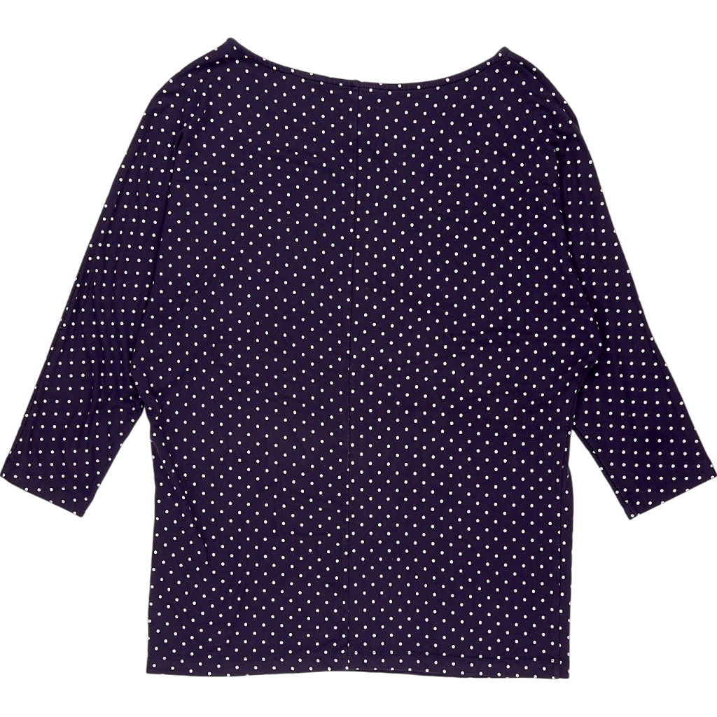 Baukjen Navy Polka Dot Top
