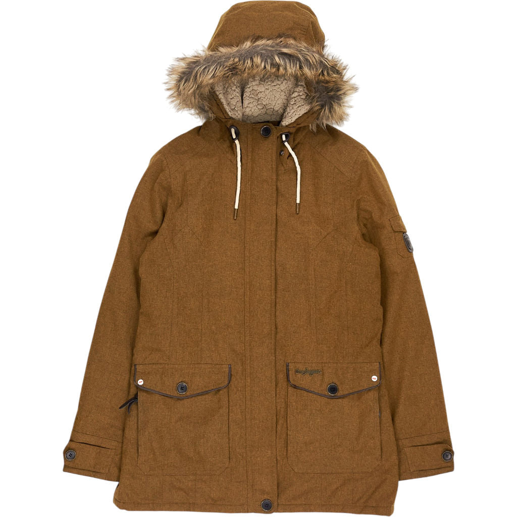 Craghoppers Brown Faux Fur Hooded Jacket