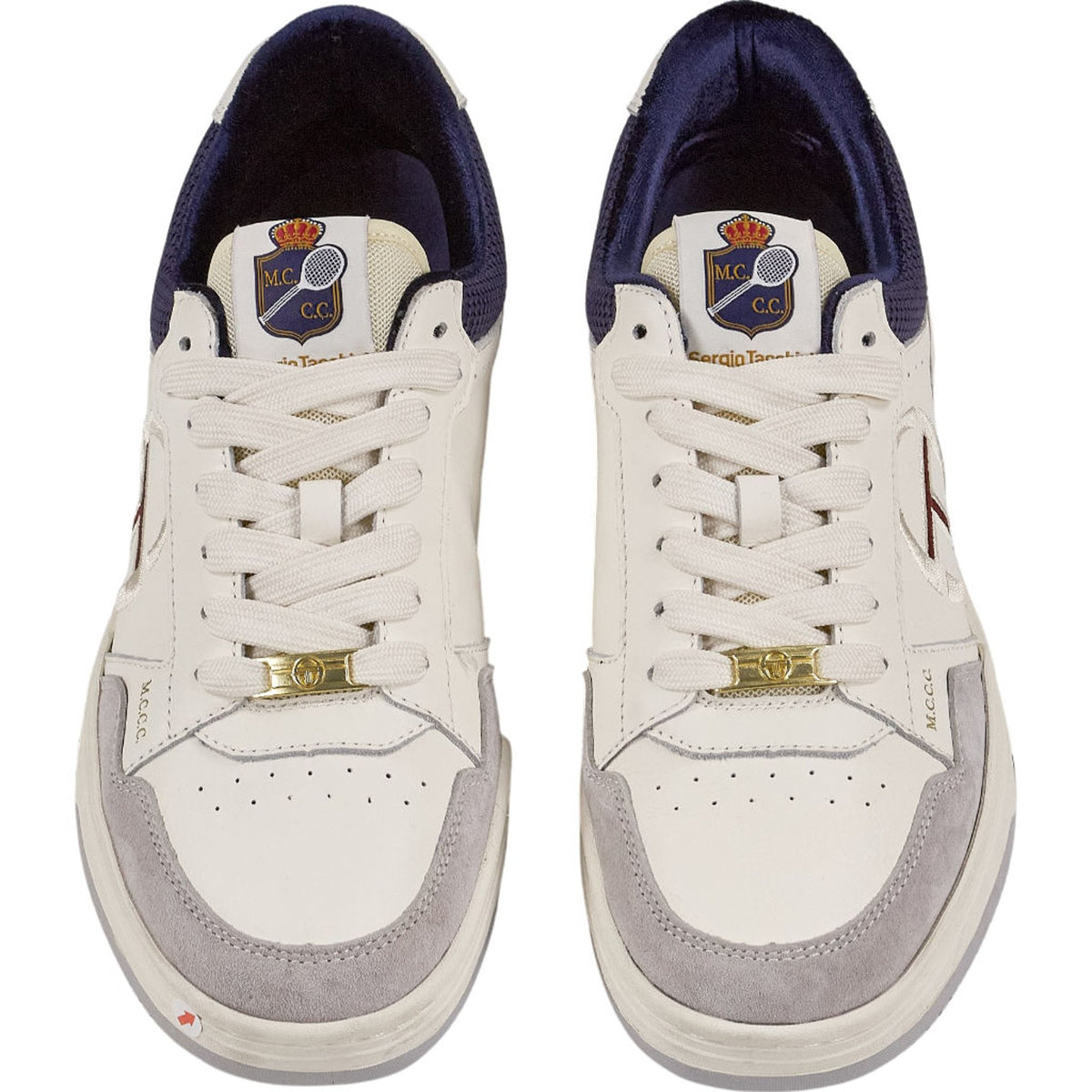 Sergio Tacchini White Blue MCCC Trainers