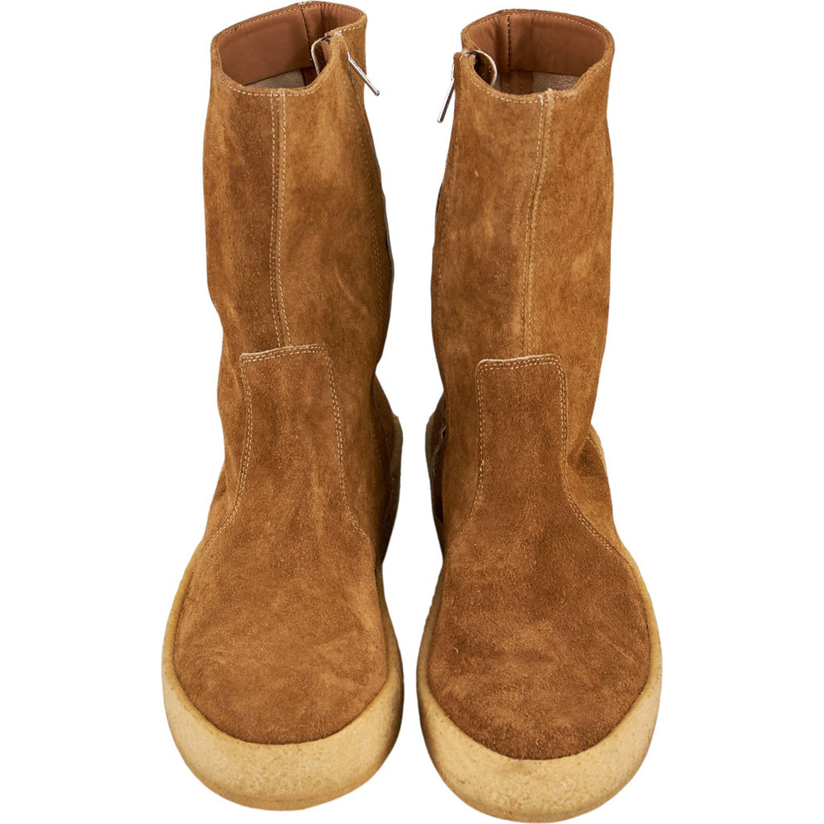YMC Tan Suede Boots
