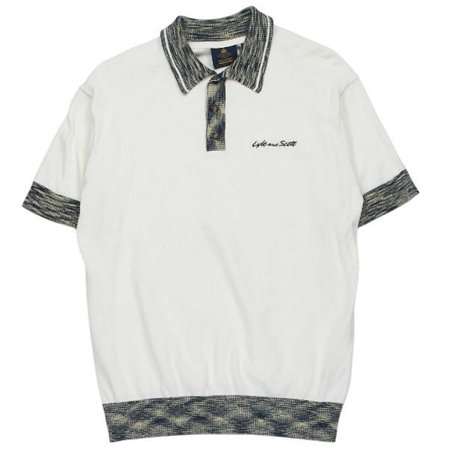 Lyle & Scott Cream Polo Shirt