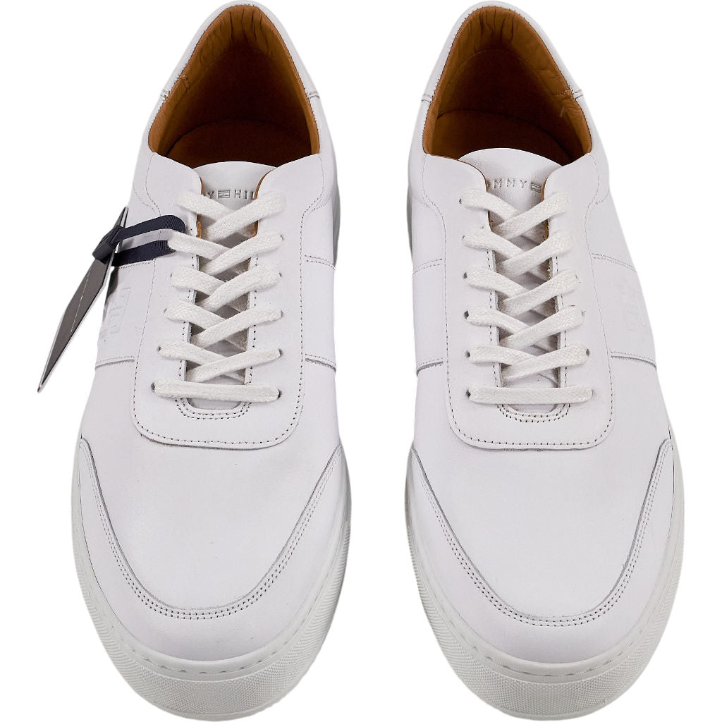 Tommy Hilfiger White Leather Trainers