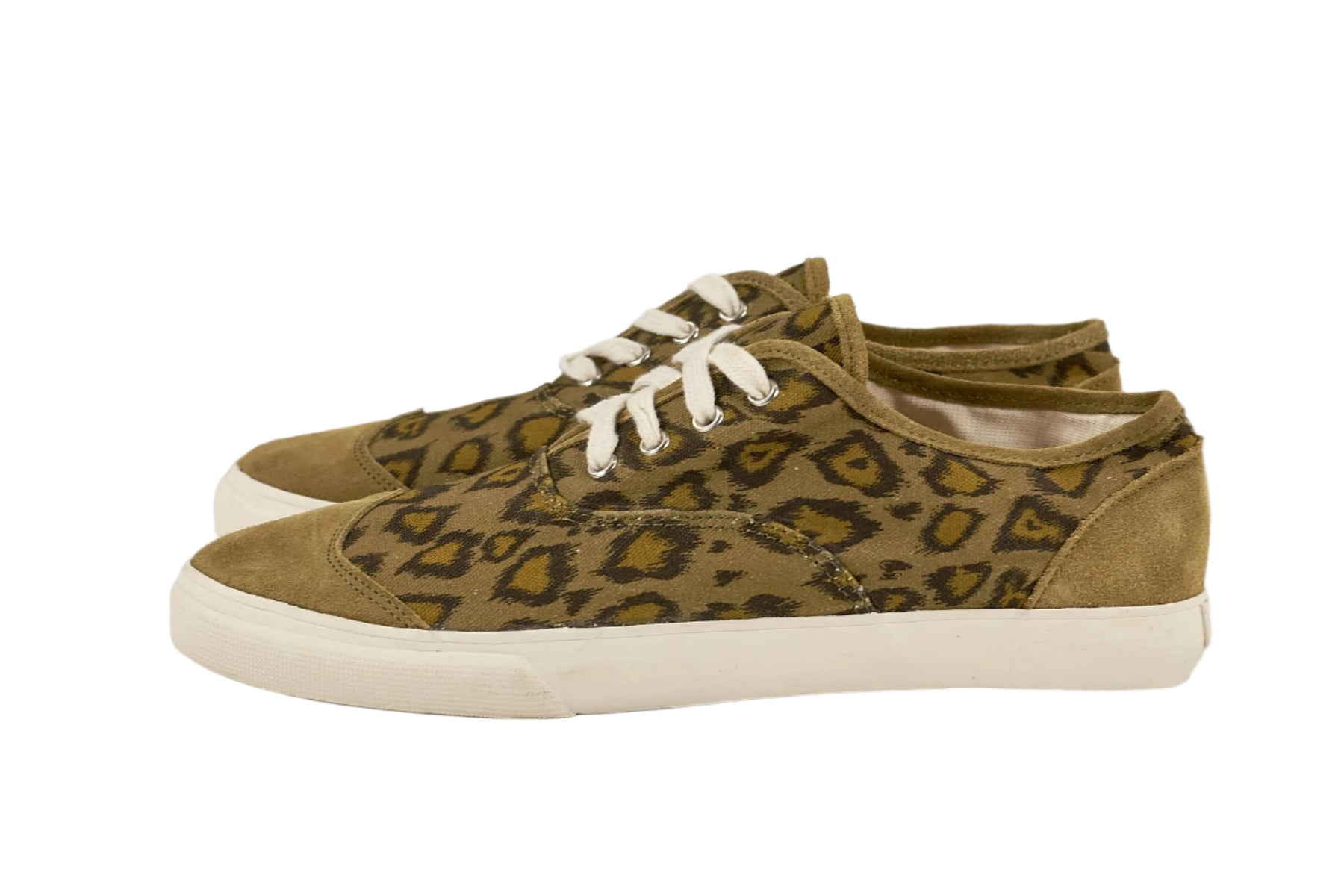 YMC Leopard Print Trainers