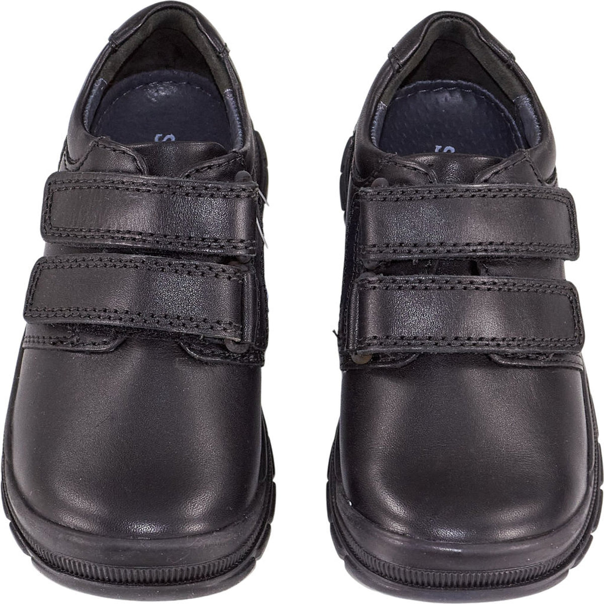 Start-Rite Black Leather Engineer Shoes