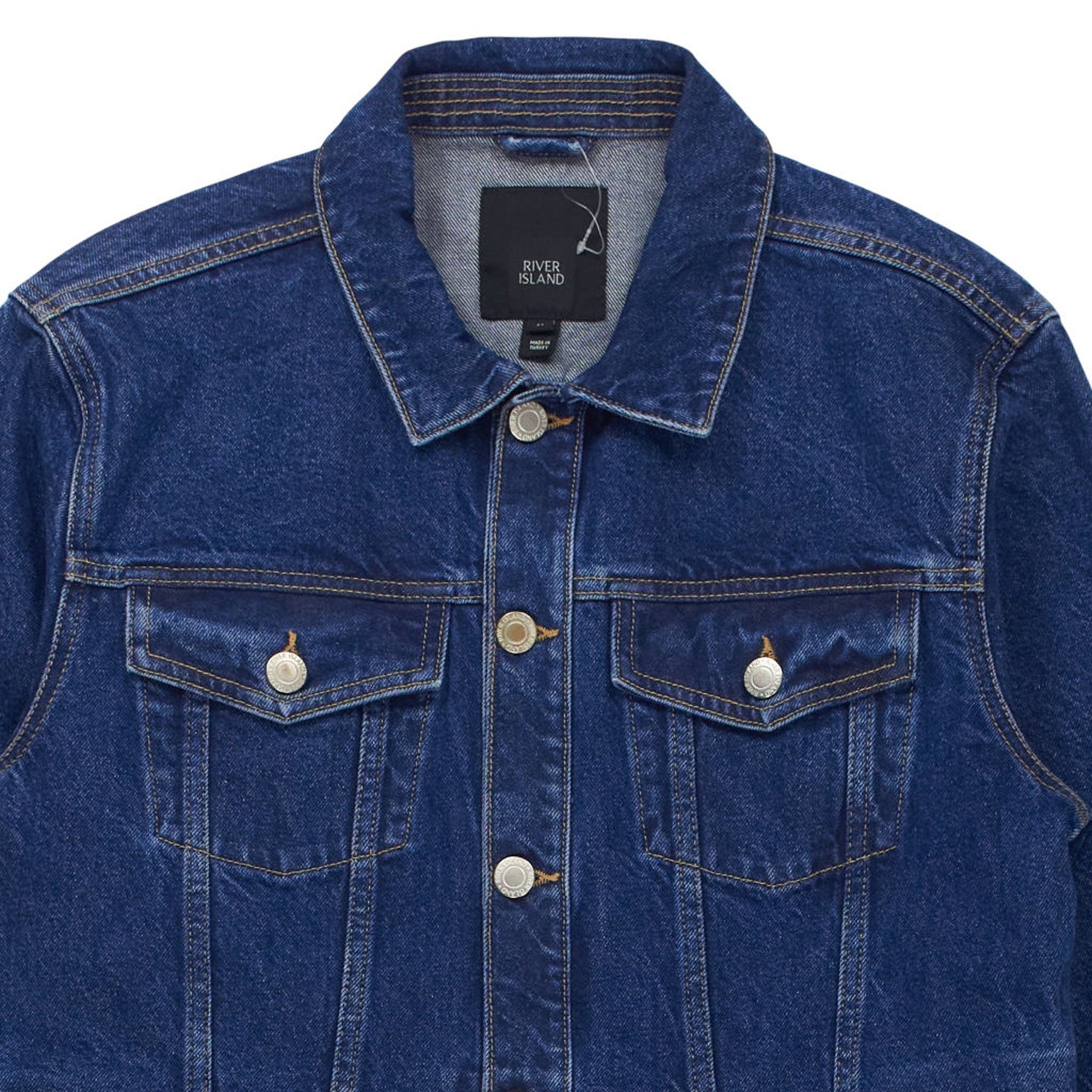 River Island Blue Denim Jacket M