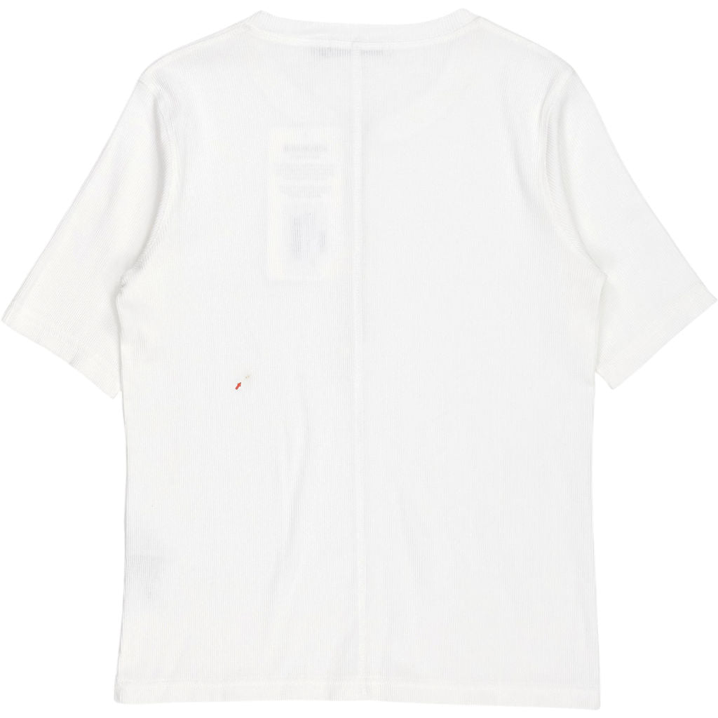 Baukjen White Ribbed Zip Top