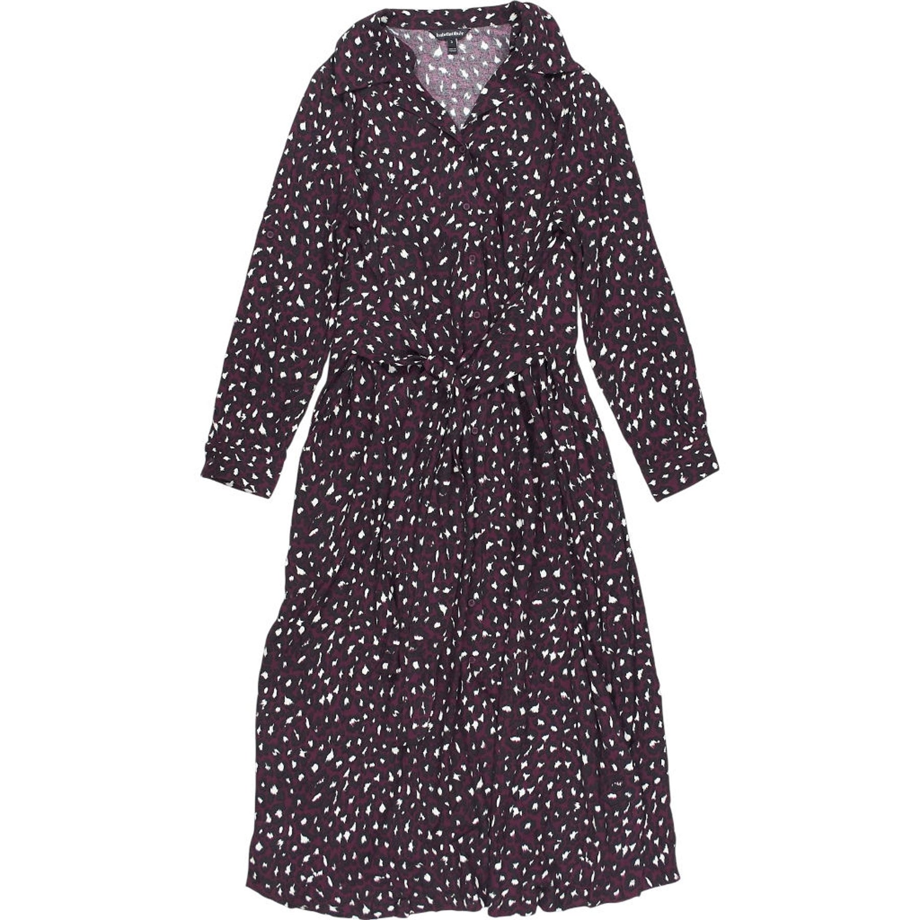 Isabella Oliver Purple Print Dress