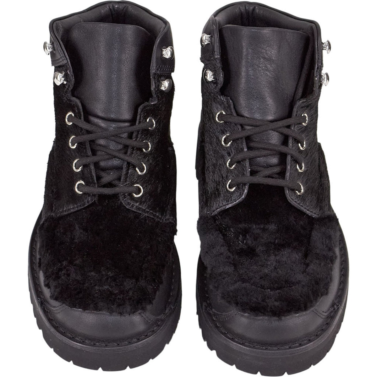 Fracap Black Wool Mix Boots