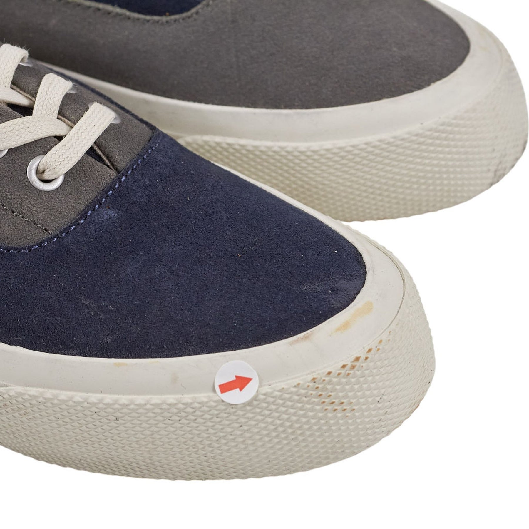YMC Navy & Grey Suede Trainers