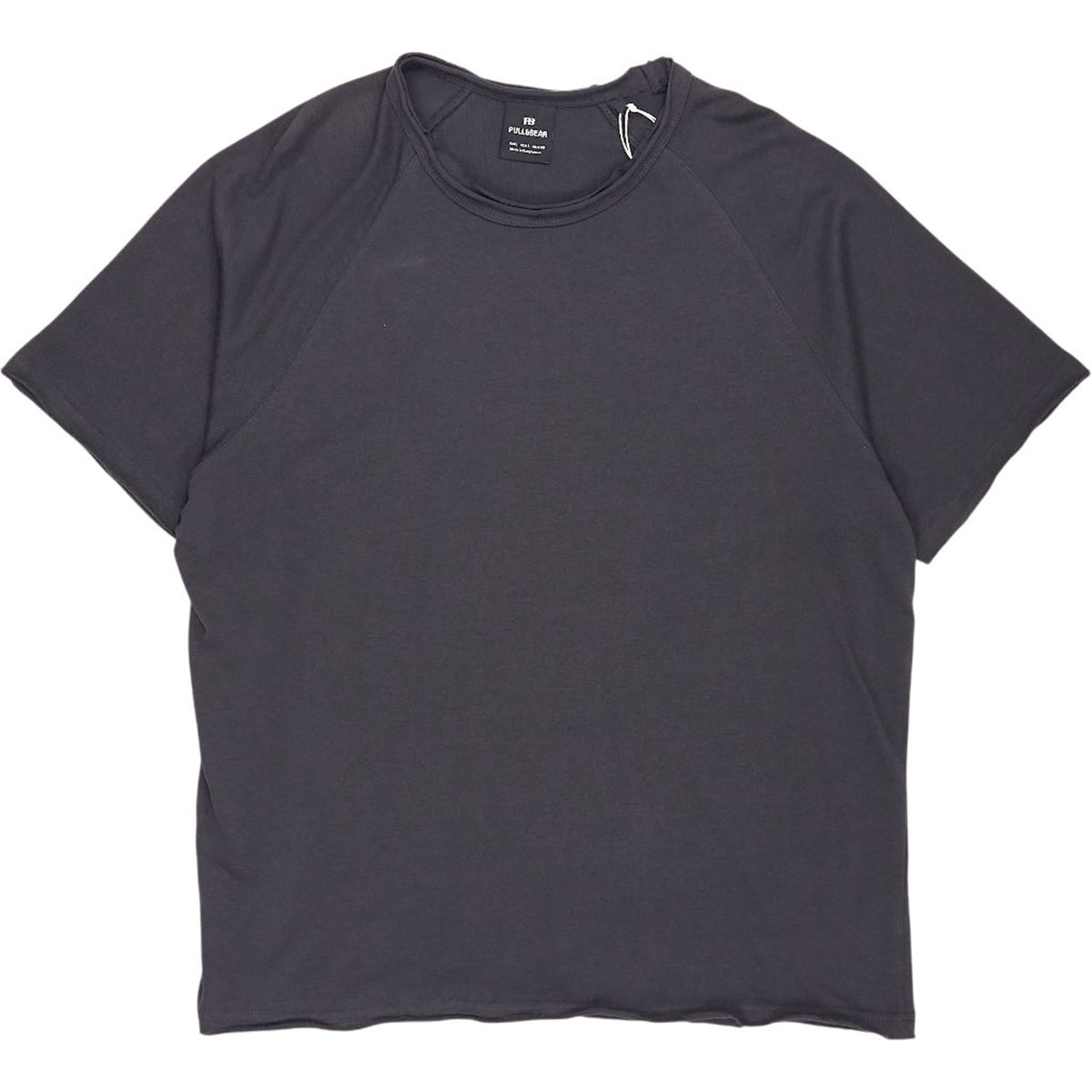 Pull & Bear Grey Relaxed Fit T-Shirt