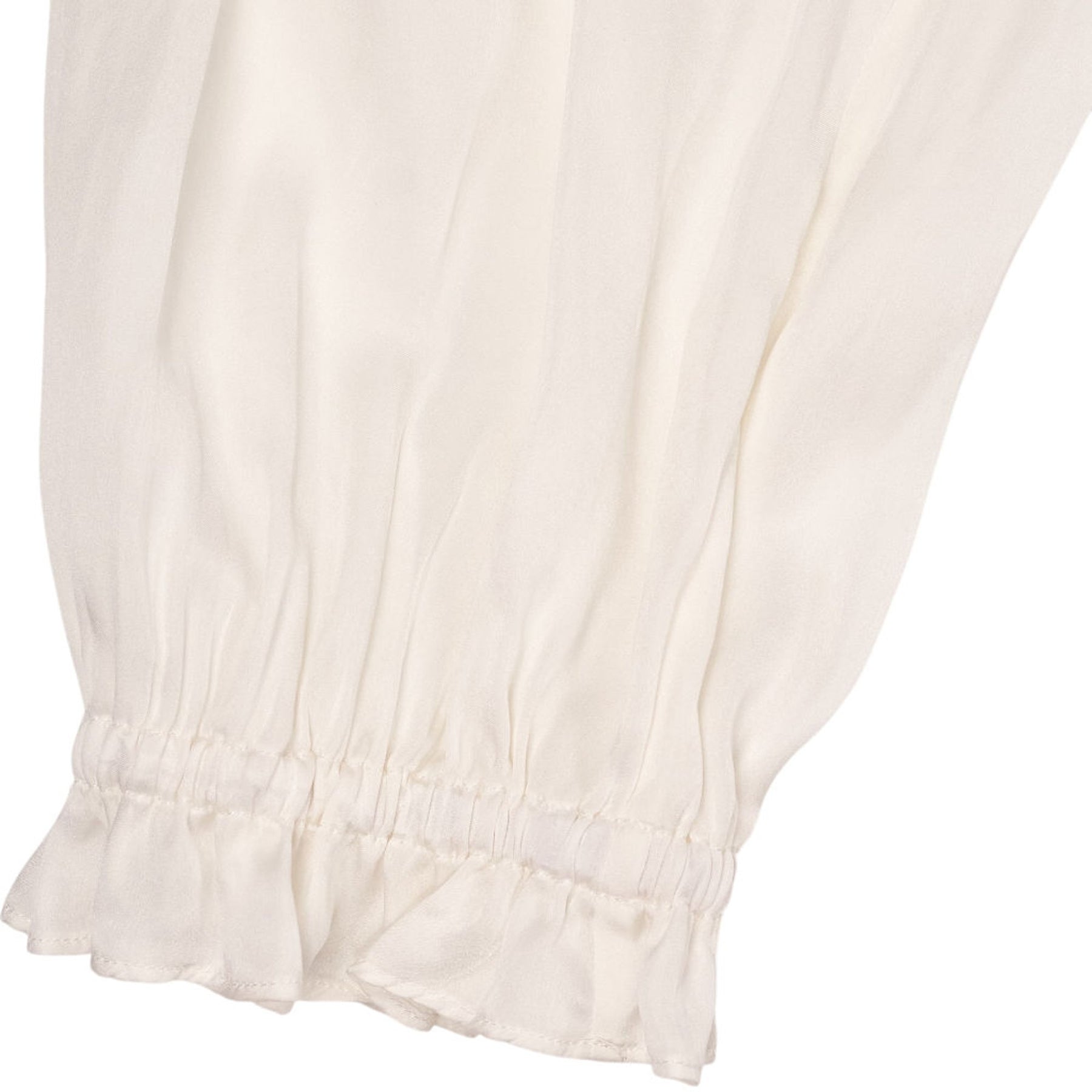 NRBY White Silk Blouse