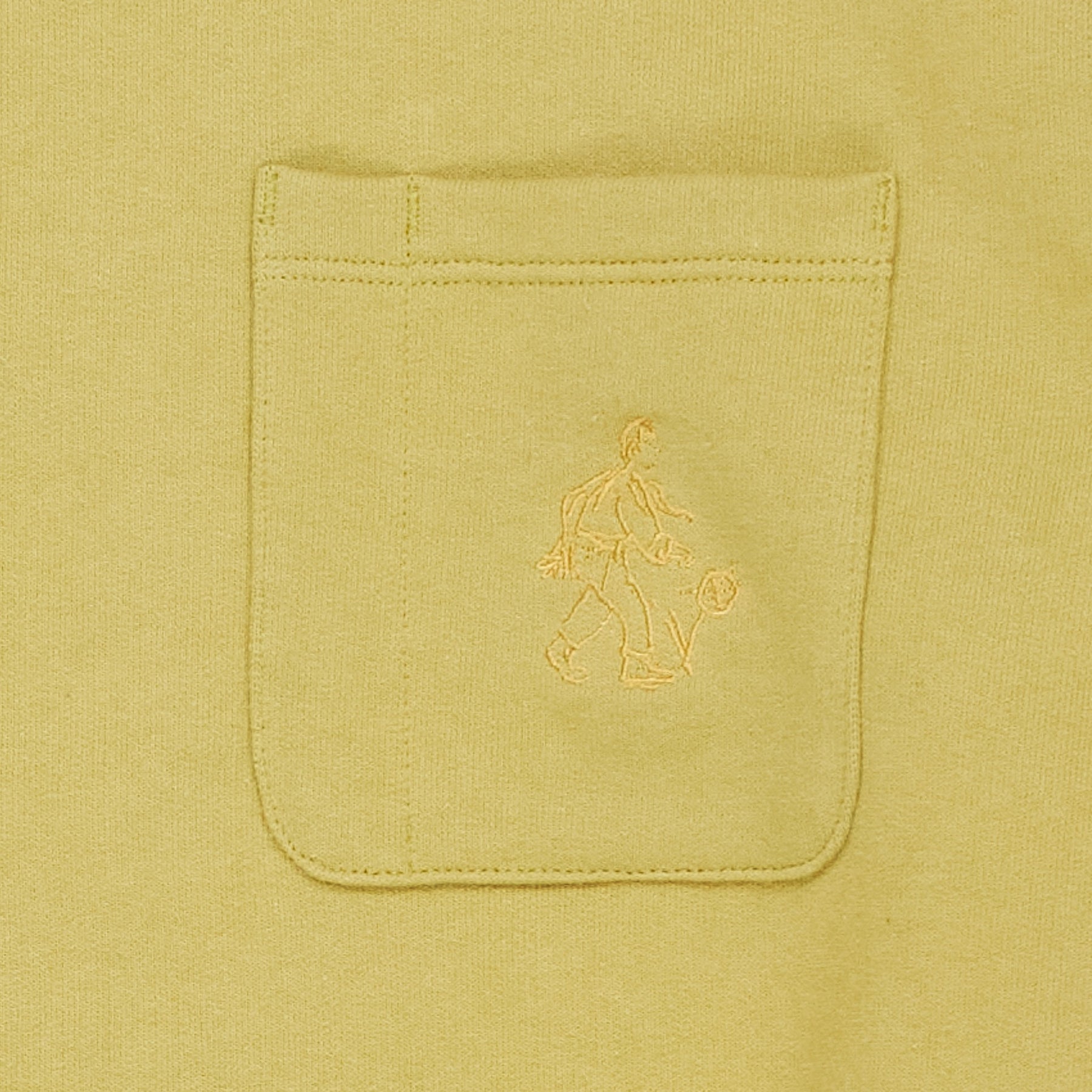 Drake's Yellow Crewneck Sweatshirt S
