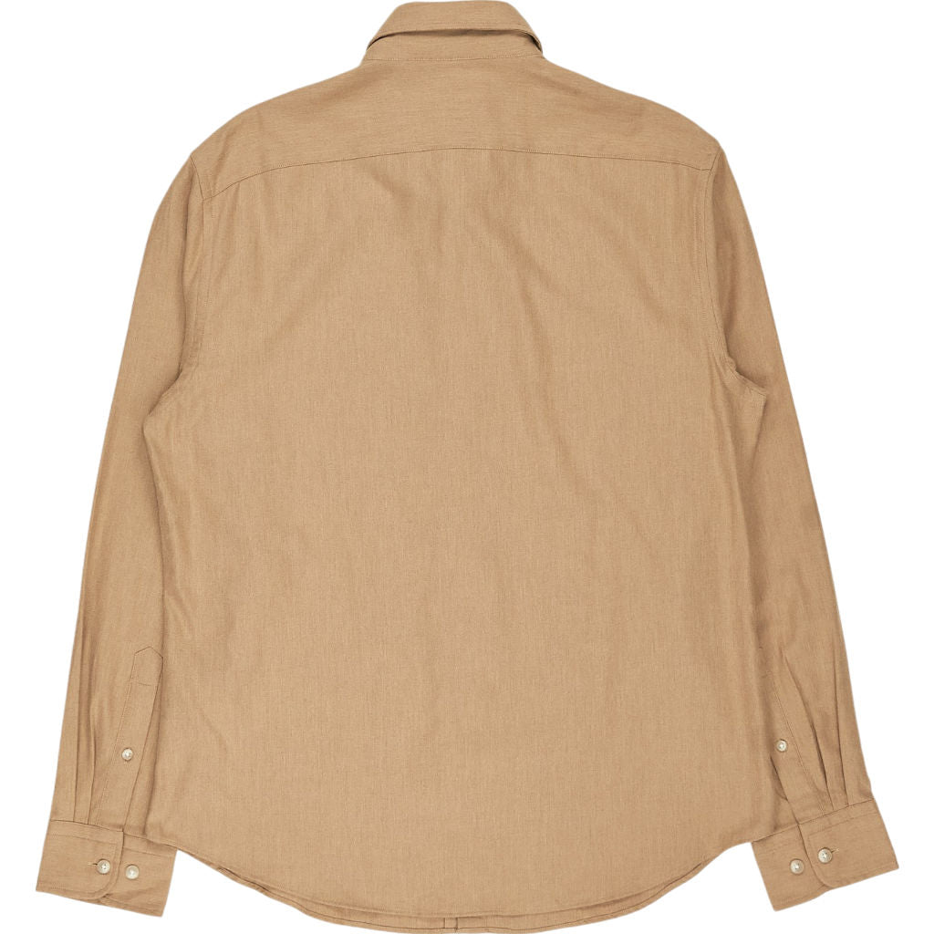 Moss Beige Cotton Shirt