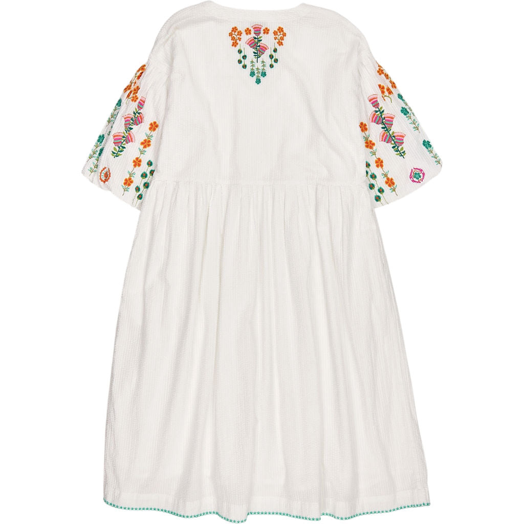 NRBY White Embroidered Dress