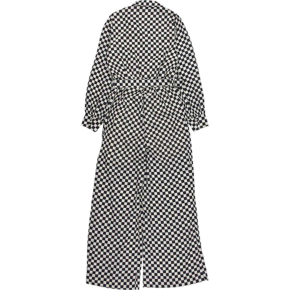 Joanie Beth Checkerboard Black White Jumpsuit