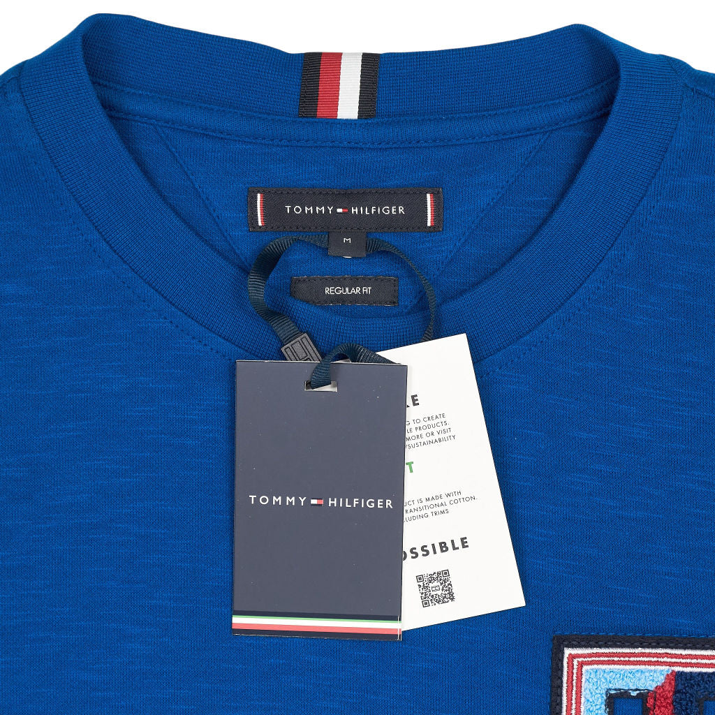 Tommy Hilfiger Blue Monogram Badge T-Shirt