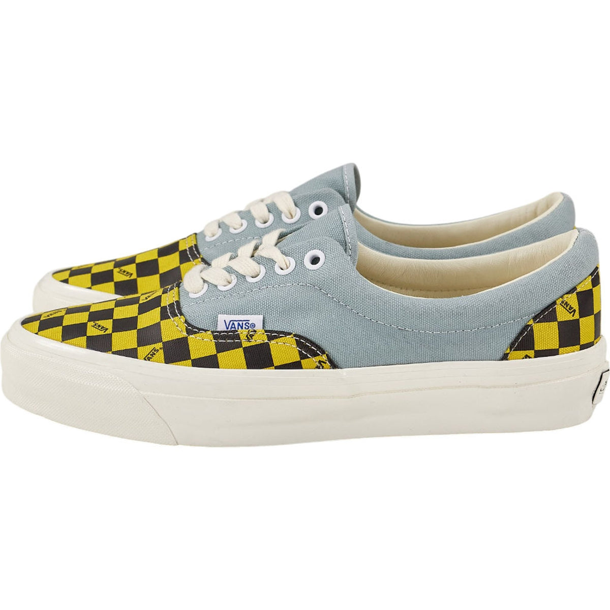 Vans Yellow Checkerboard LX Era Trainers US 9
