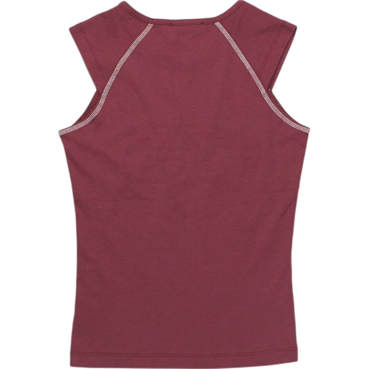 Basic Pleasure Mode Maroon Sleeveless Top