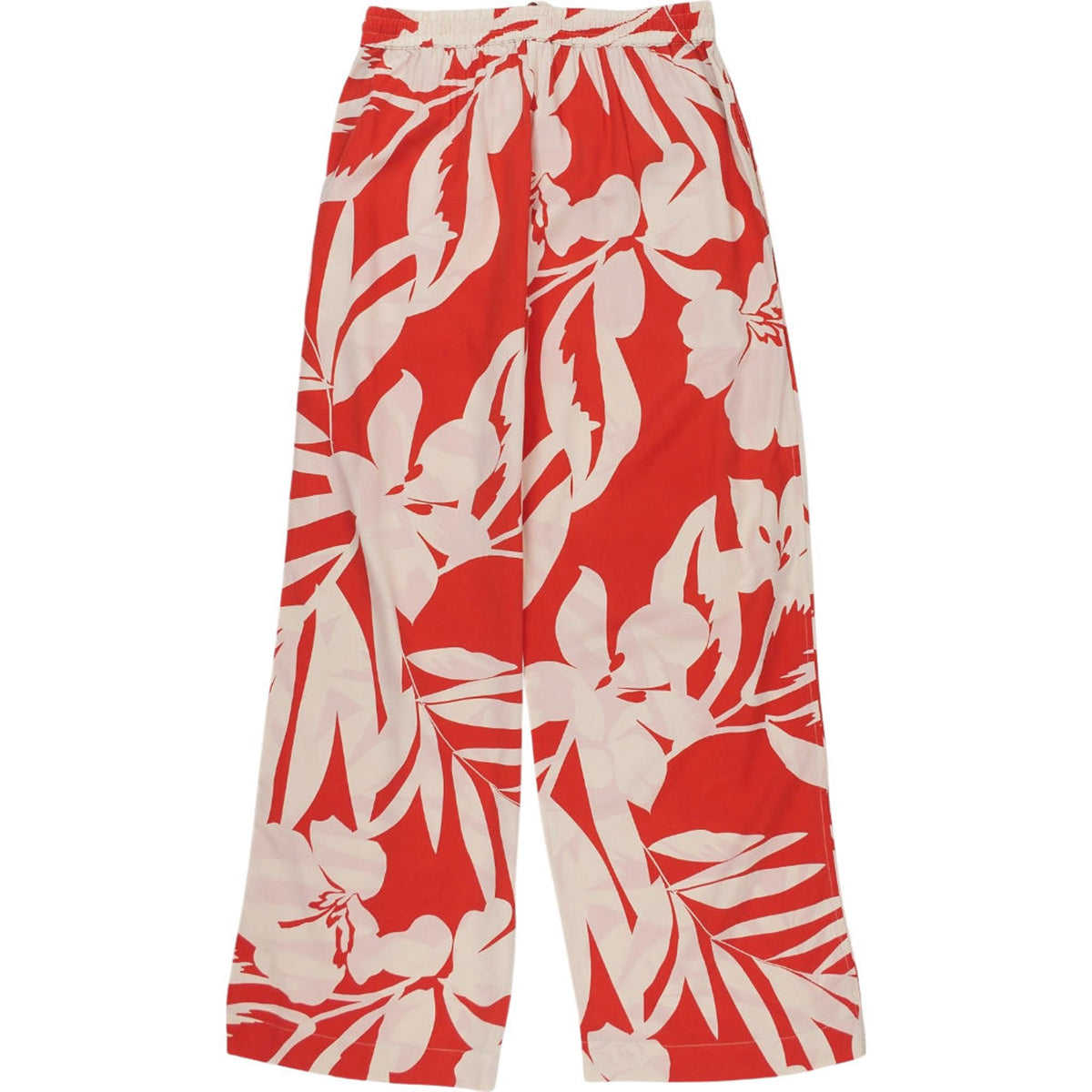 Matteau Red Floral Silk Trousers