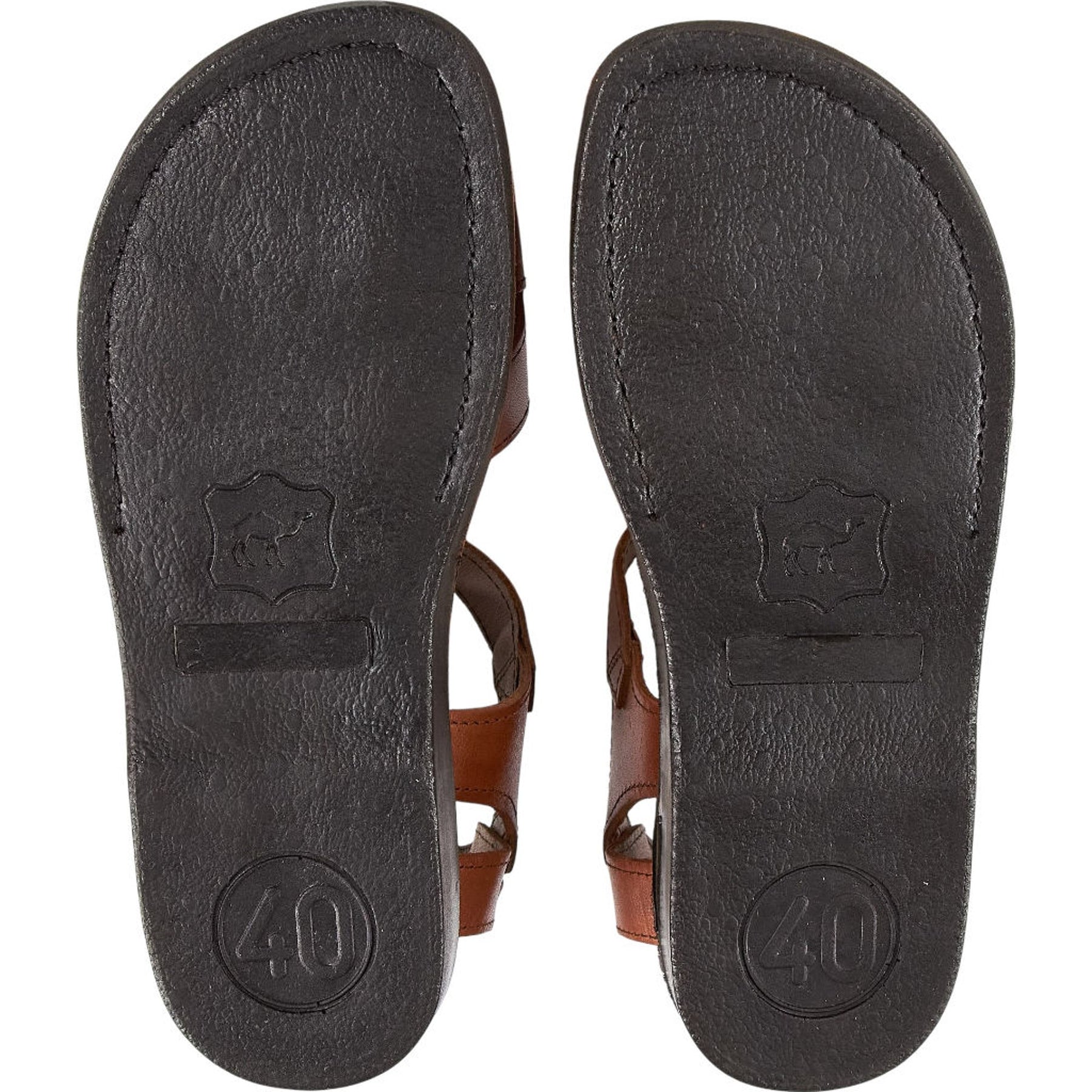 YMC Brown Leather Sandals