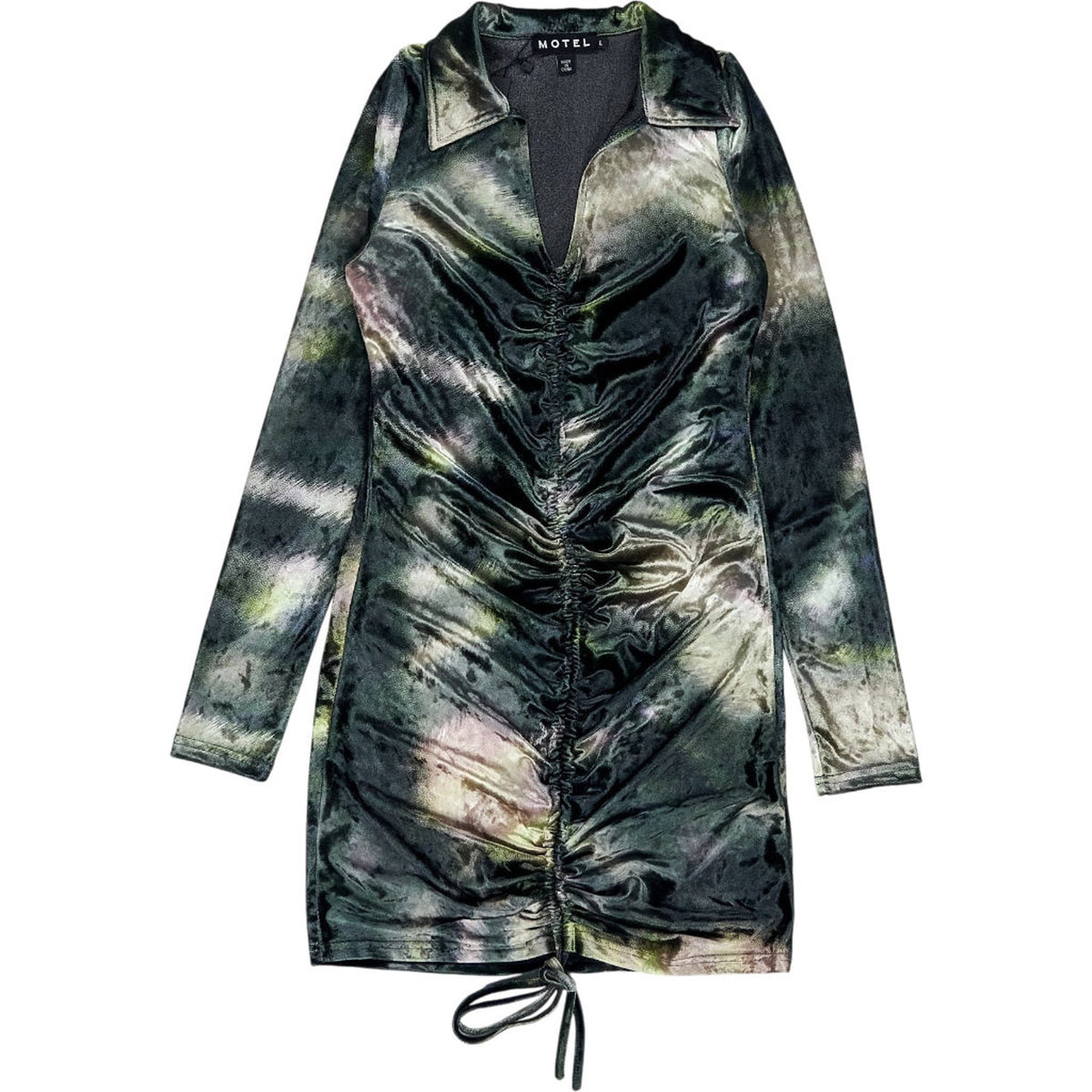 Motel Abstract Camo Aiva Dress