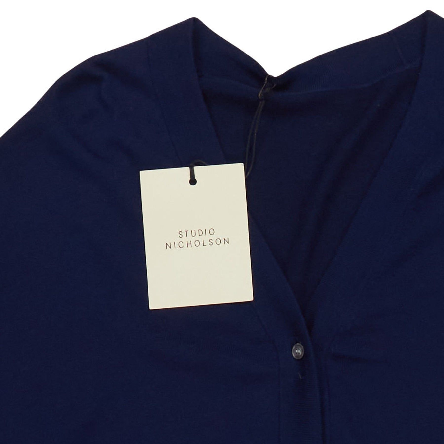 Studio Nicholson Dark Navy Camelia Cardigan