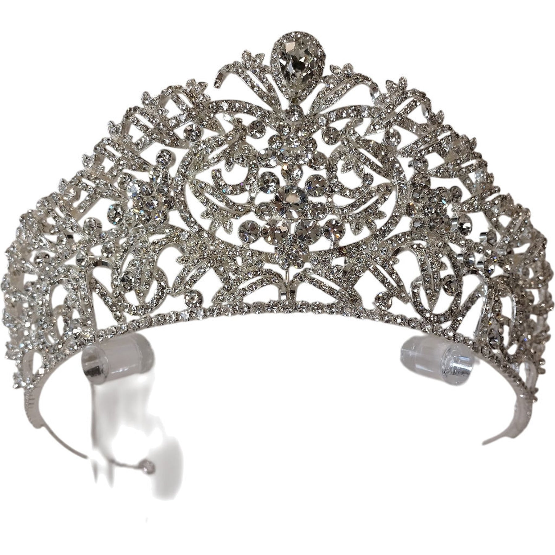 Silver Rhinestone Bridal Tiara