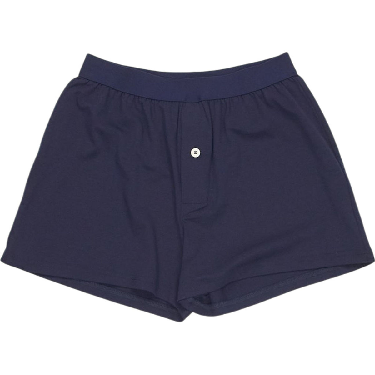 Hamilton + Hare Navy Boxer Shorts