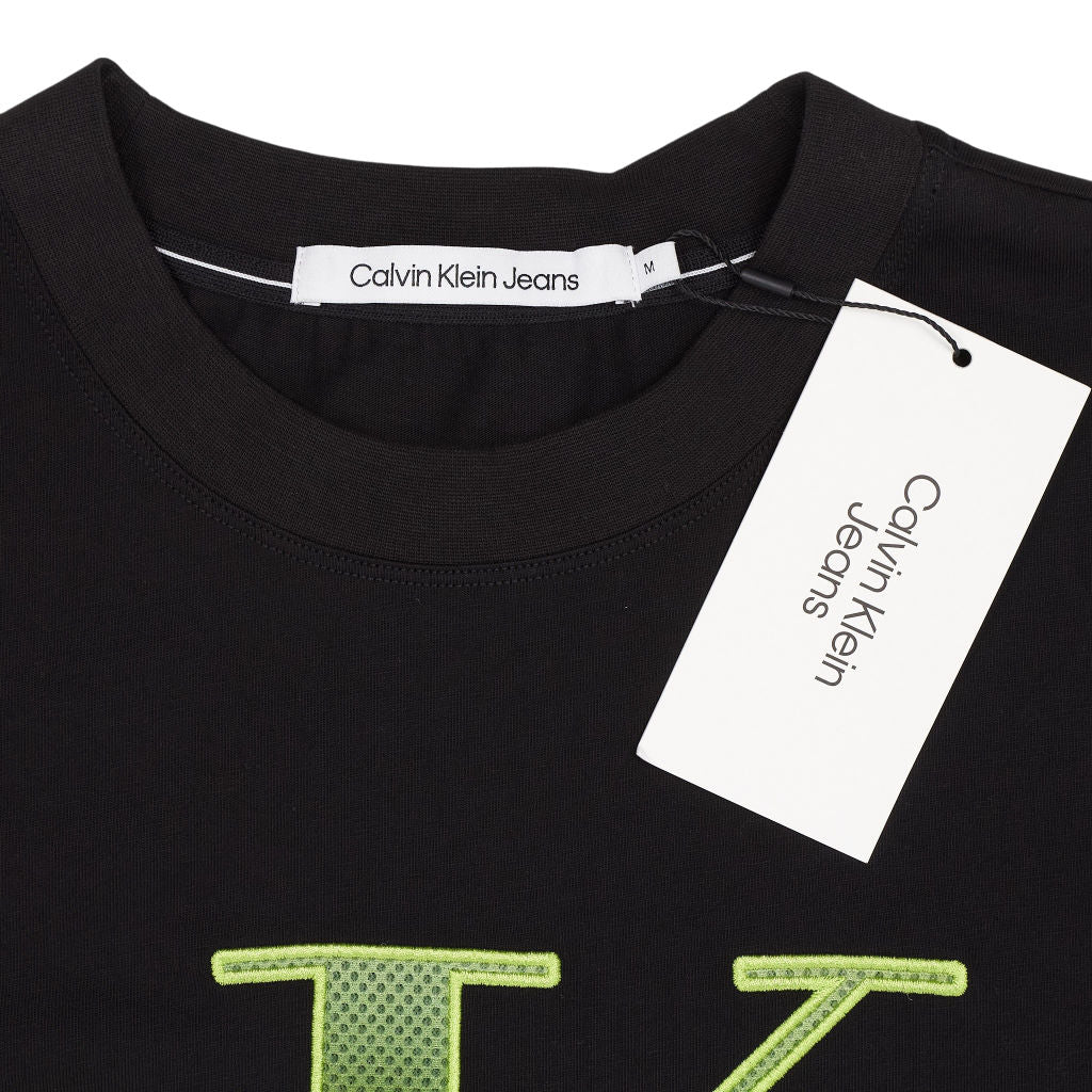 Calvin Klein Black Perforated Logo T-Shirt