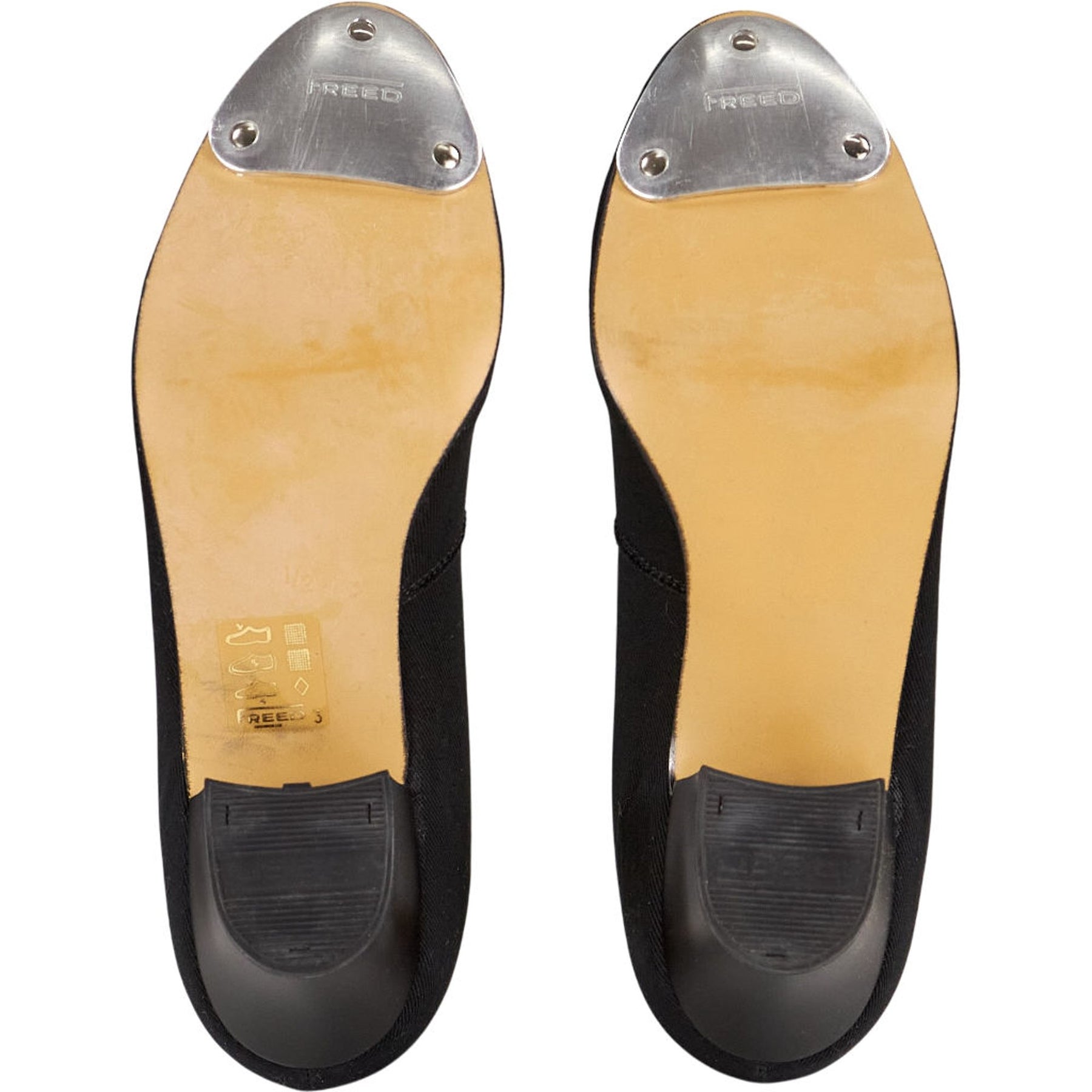 Freed Black Canvas Tap Shoes