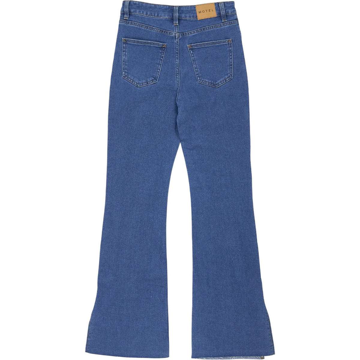 Motel Blue Denim Bootleg Jeans
