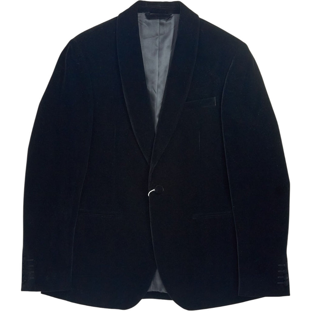 Moss Black Slim Fit Blazer Jacket