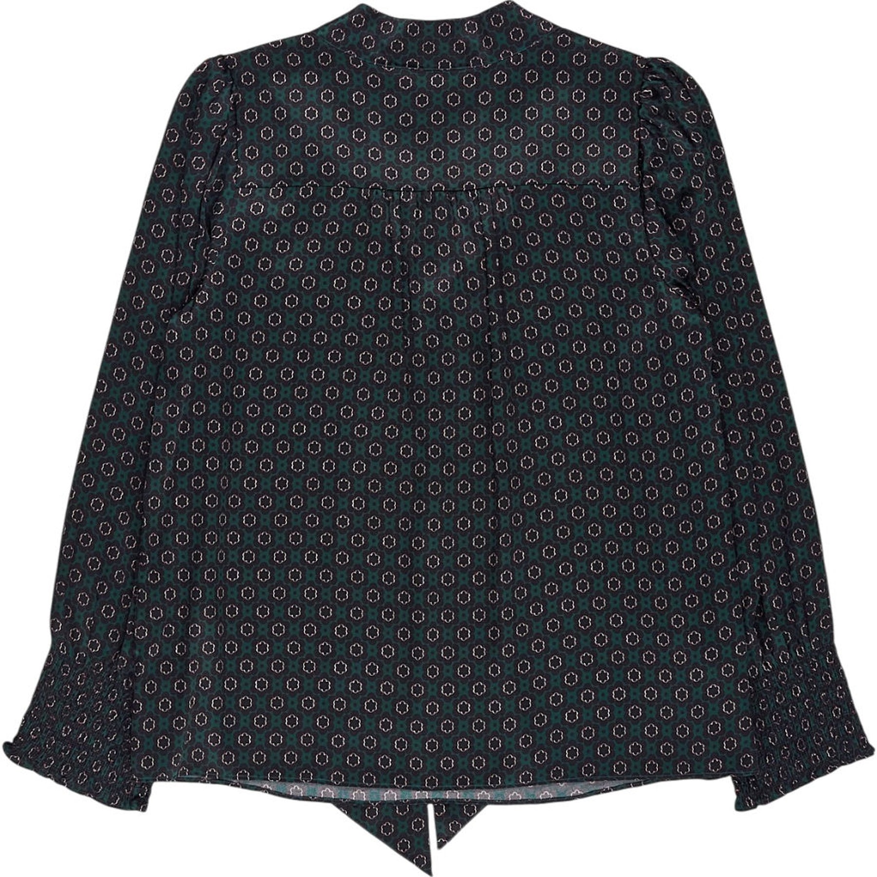 Wyse Black Floral Blouse 1