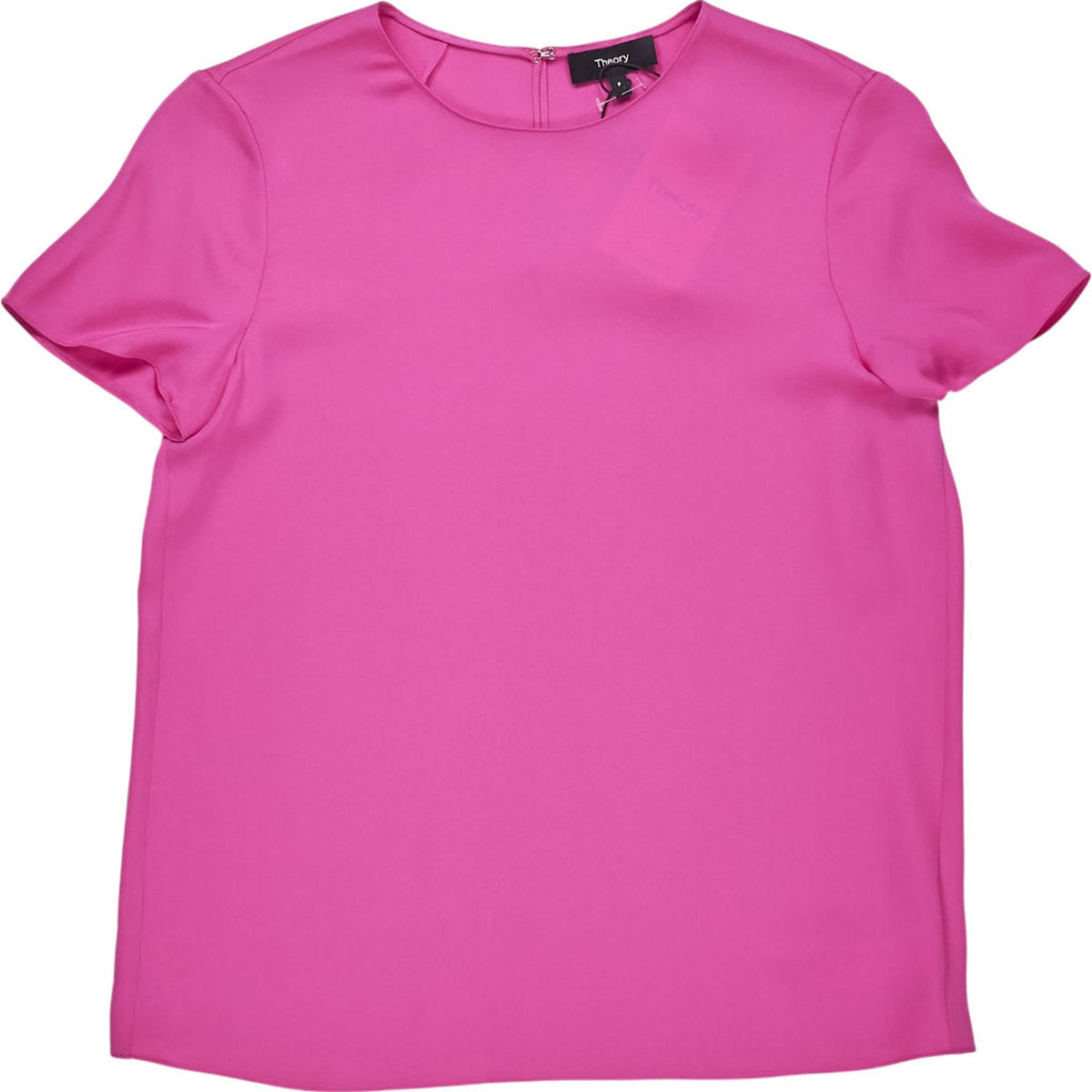 Theory Carnation Silk Tee