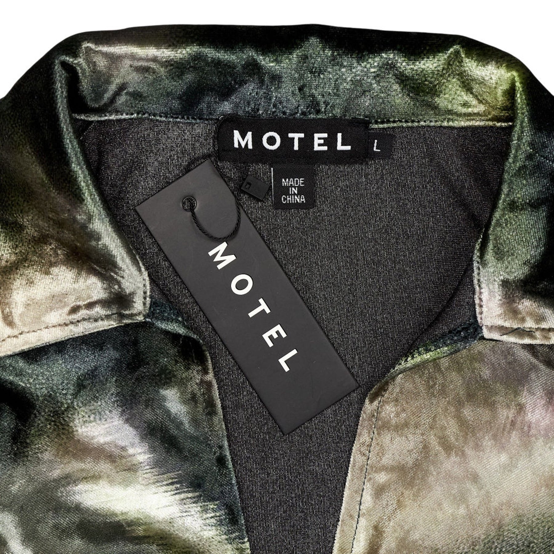 Motel Abstract Camo Aiva Dress