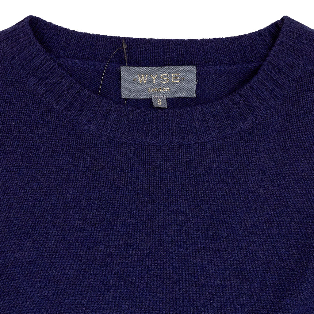 Wyse Navy Wool Dress S