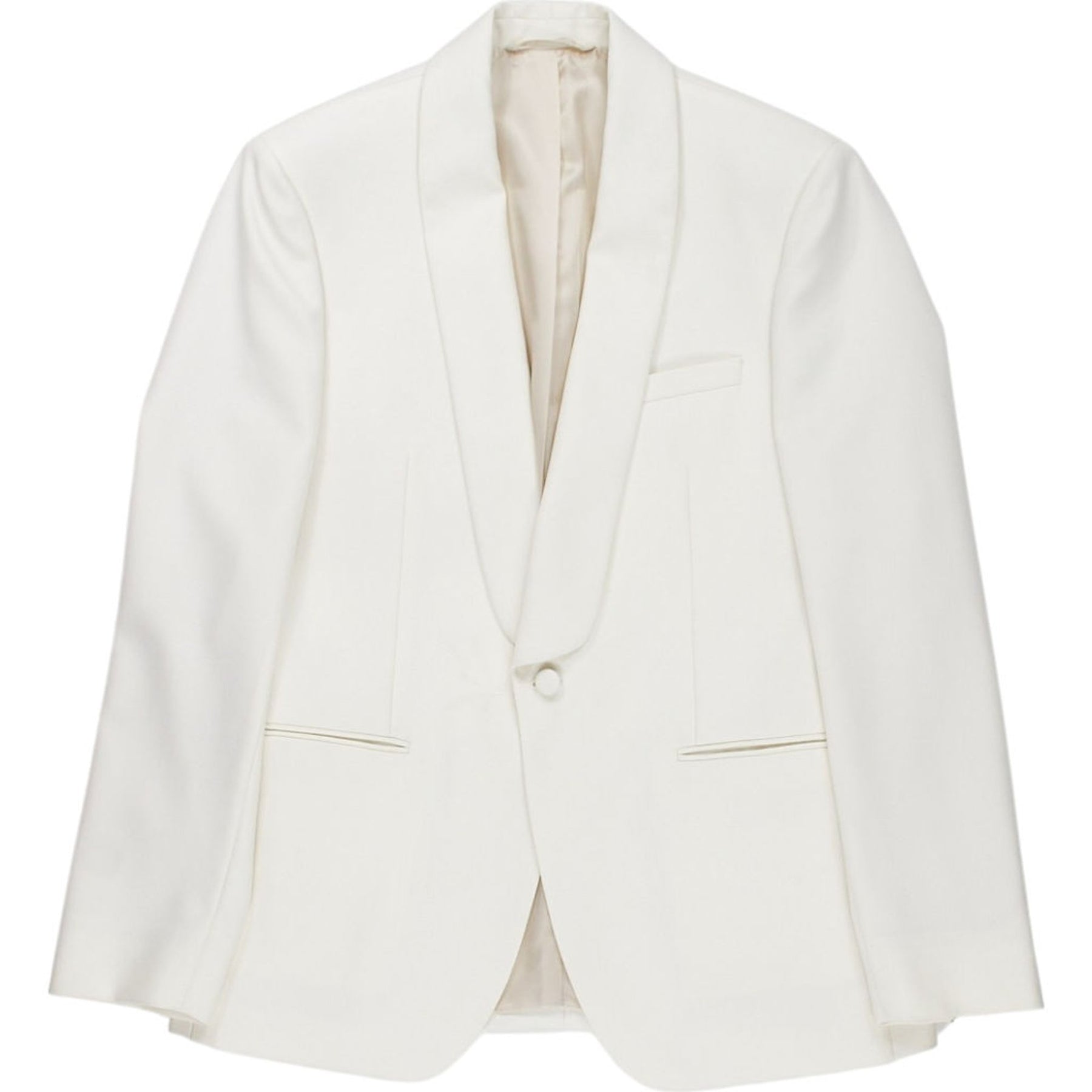 Moss Cream Slim Fit Jacket