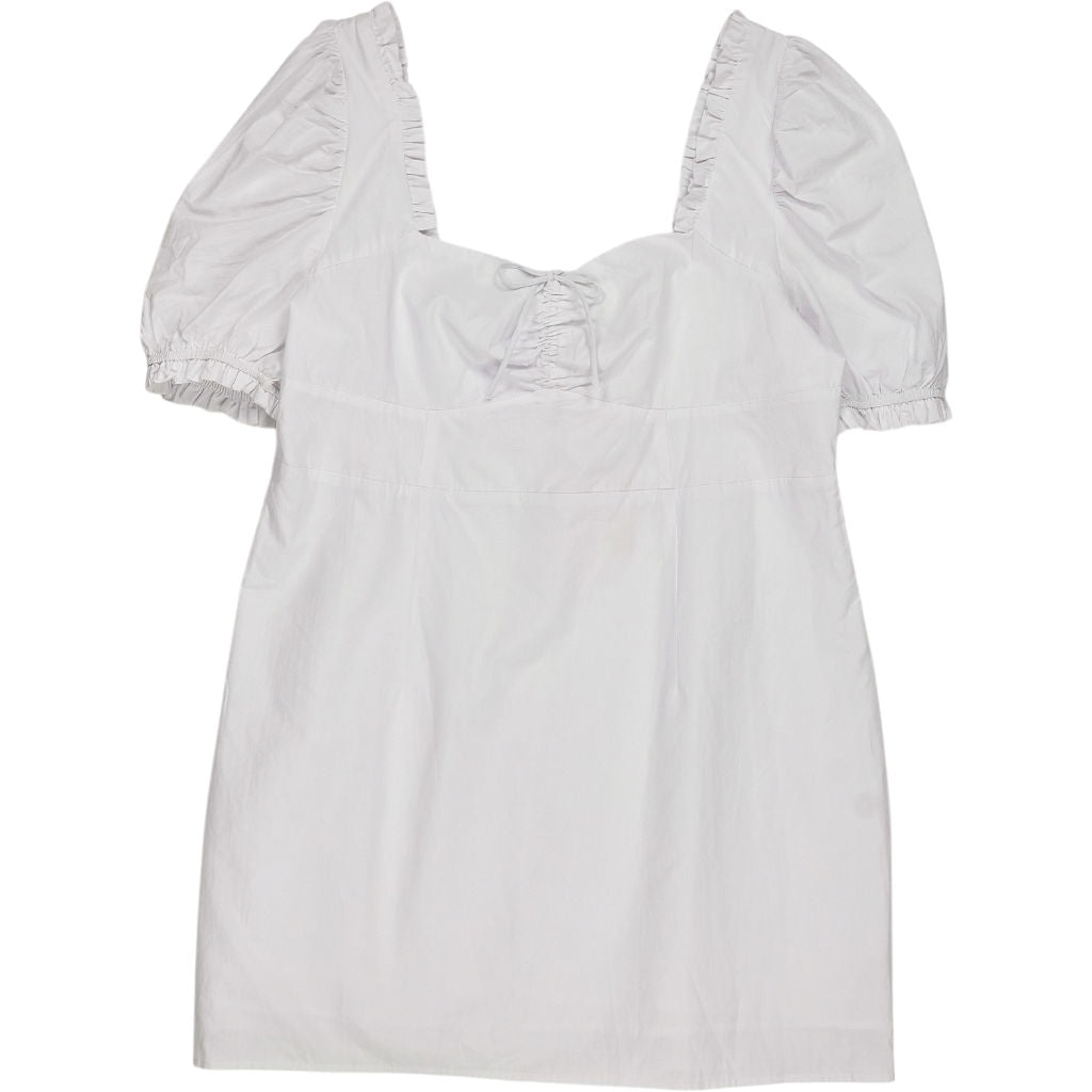 The Frolic Plus White Cotton Mini Dress