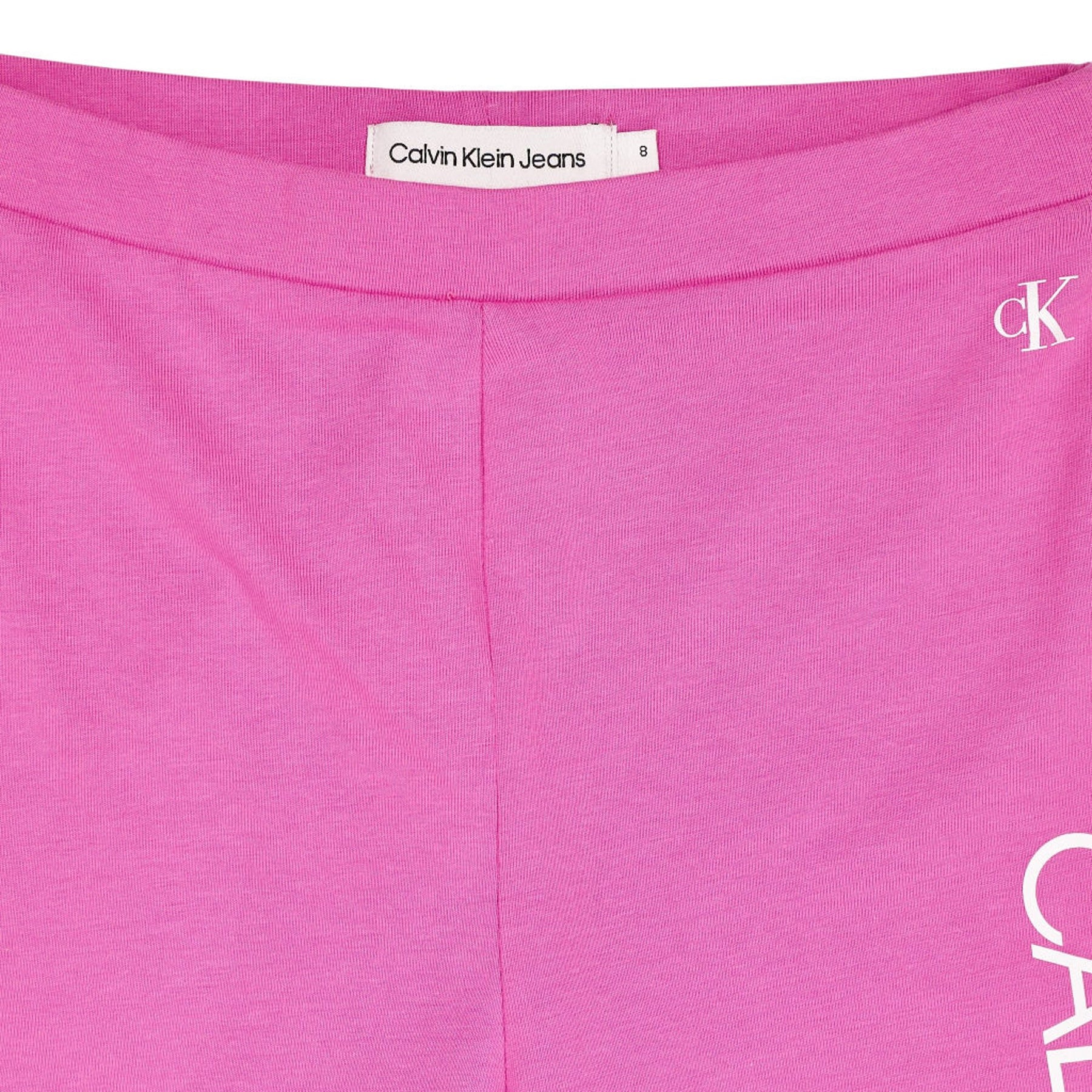 Calvin Klein Pink Logo Cycling Shorts