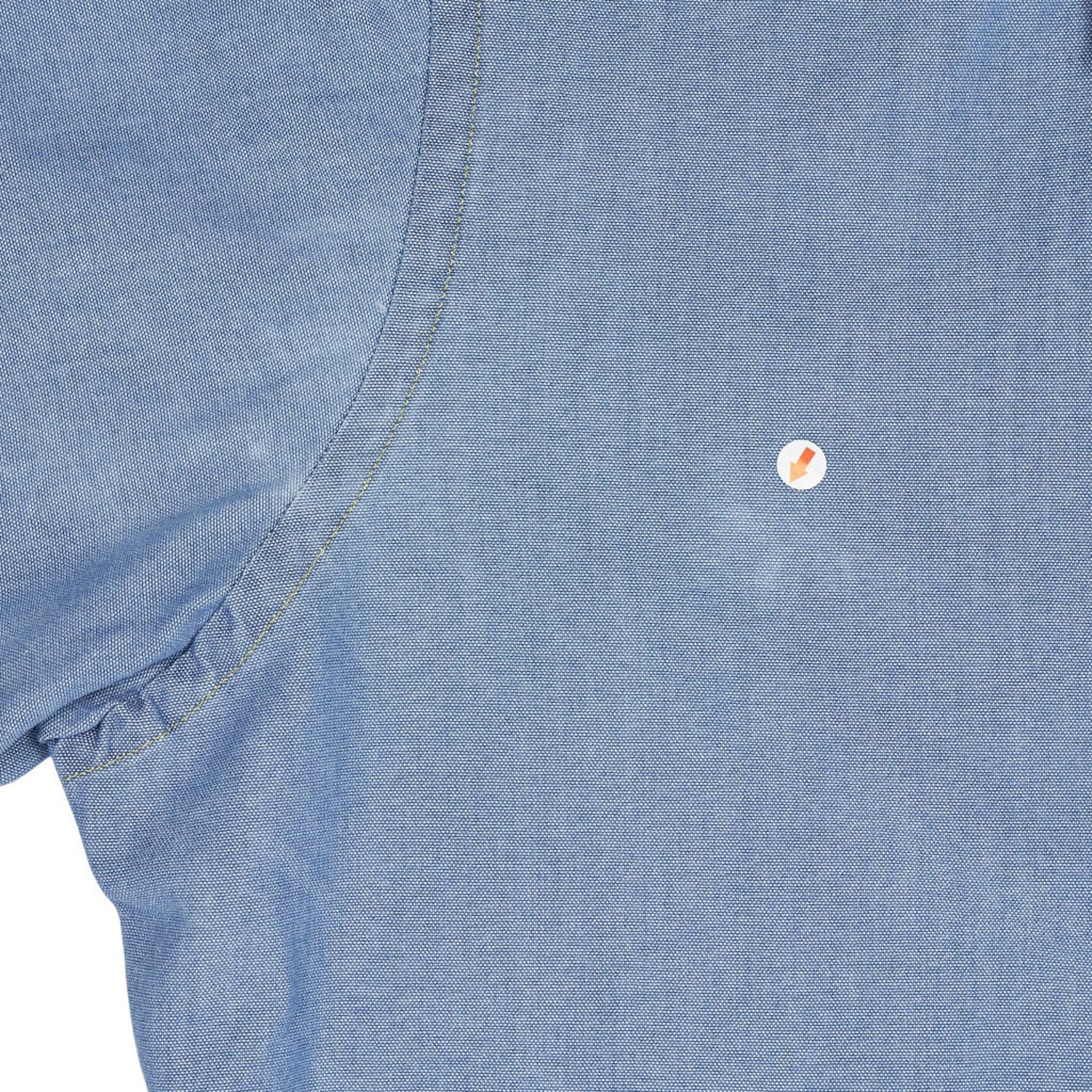 Drake's Blue Long Point Shirt 15 1/2 - 40