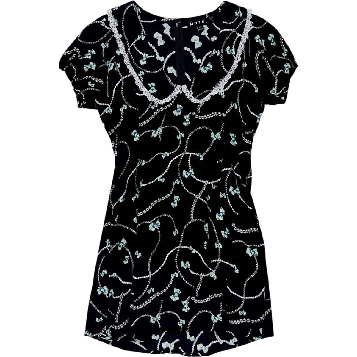 Motel Black Sulani Mini Dress