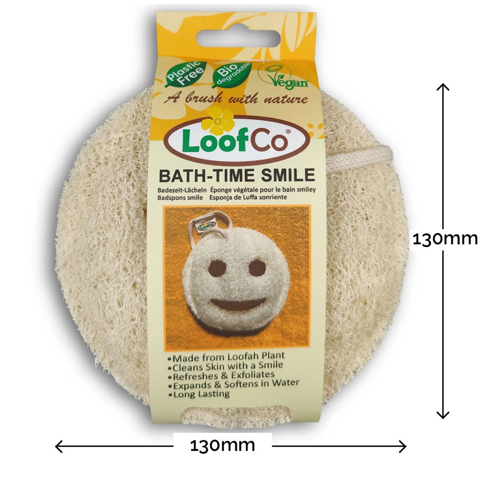 Bath-Time Smiley Loofah