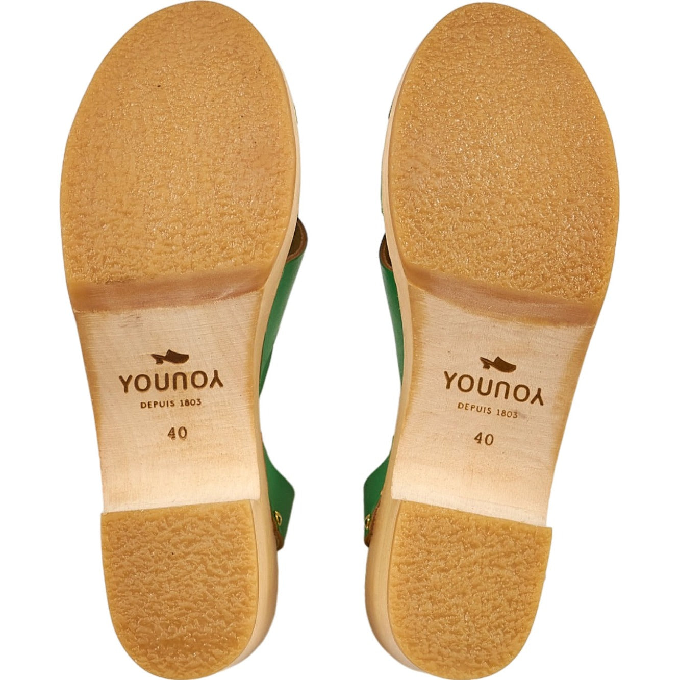 YouyouGreen Leather Sandals