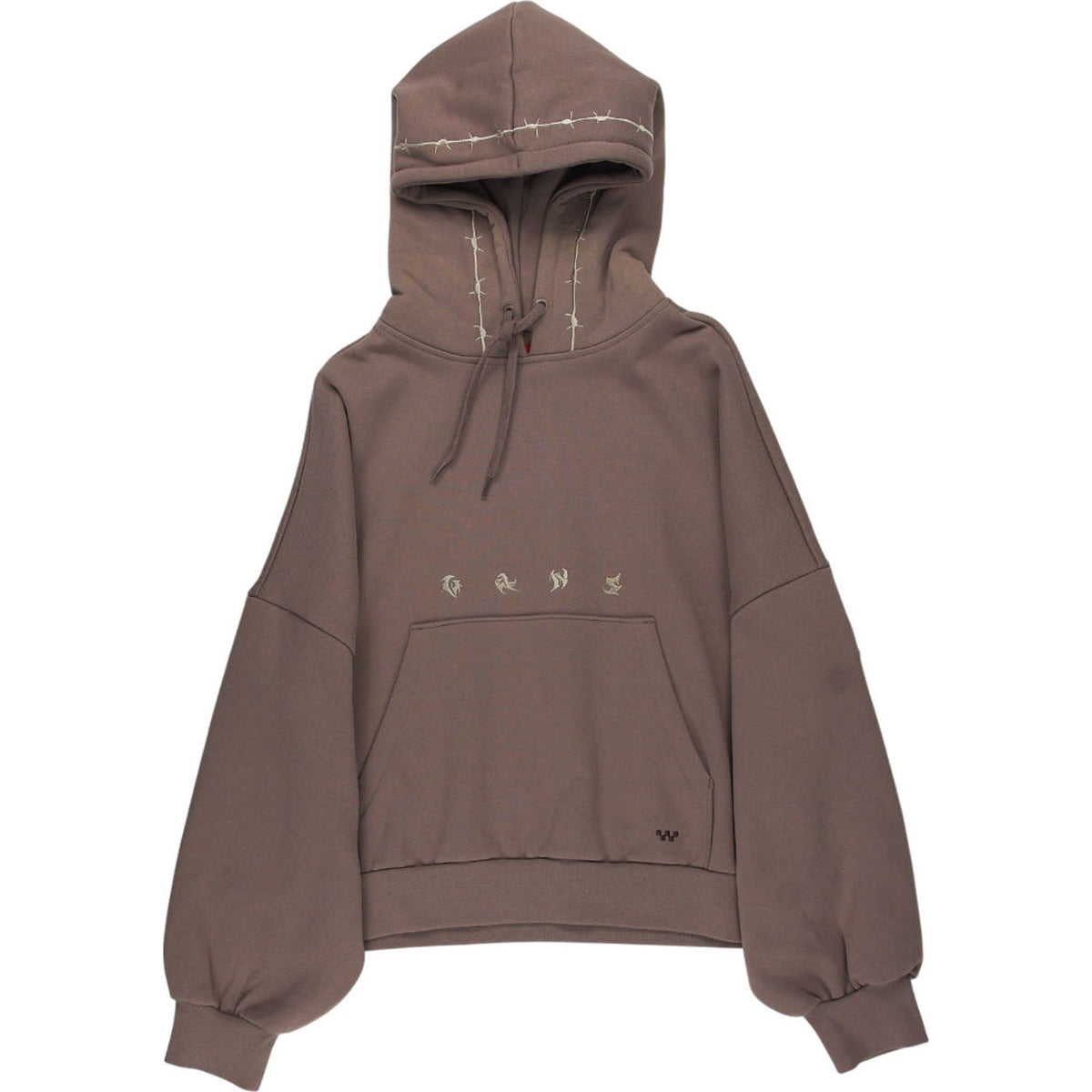 Vans Deep Taupe Embroidered Hoodie