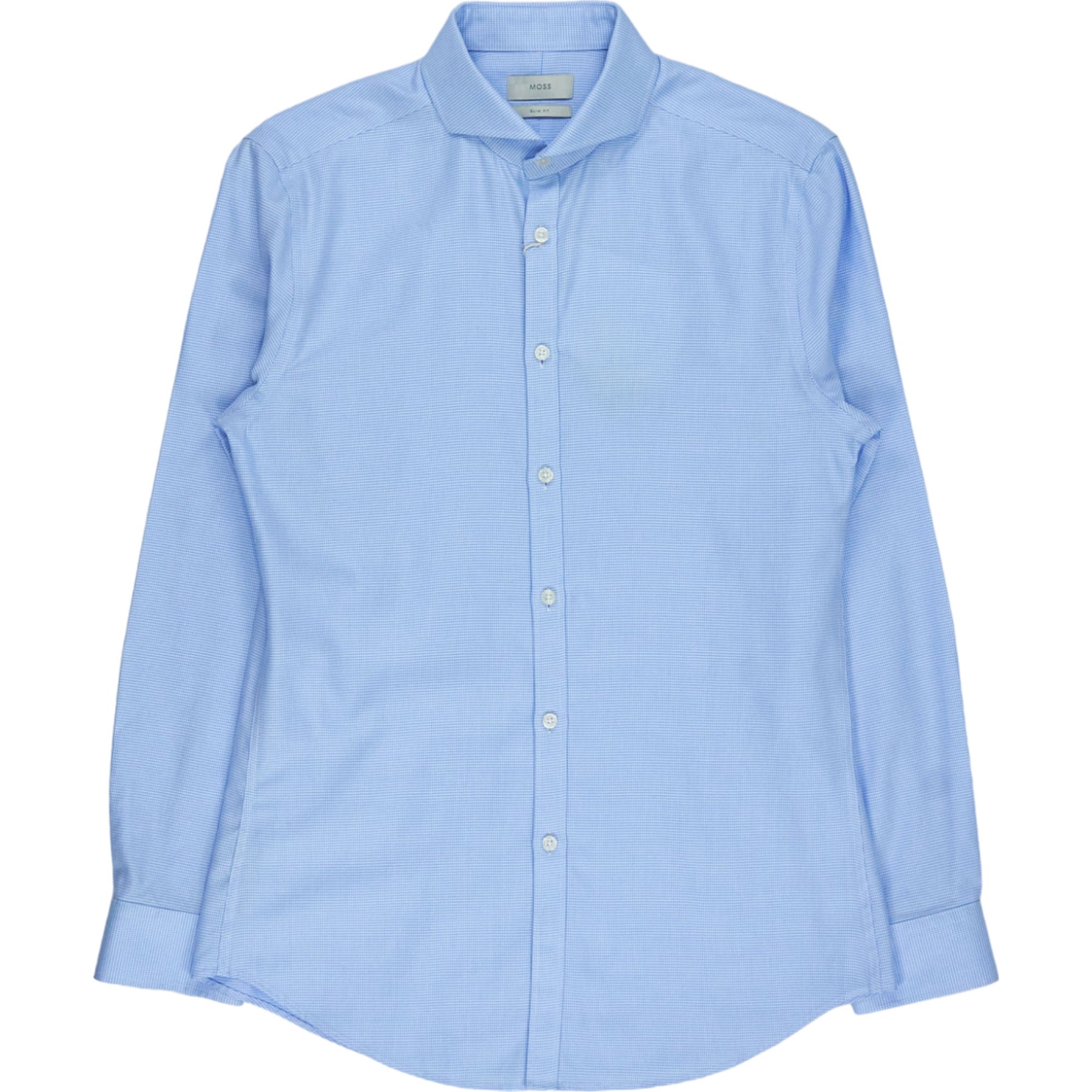 Moss Blue Slim Fit Shirt
