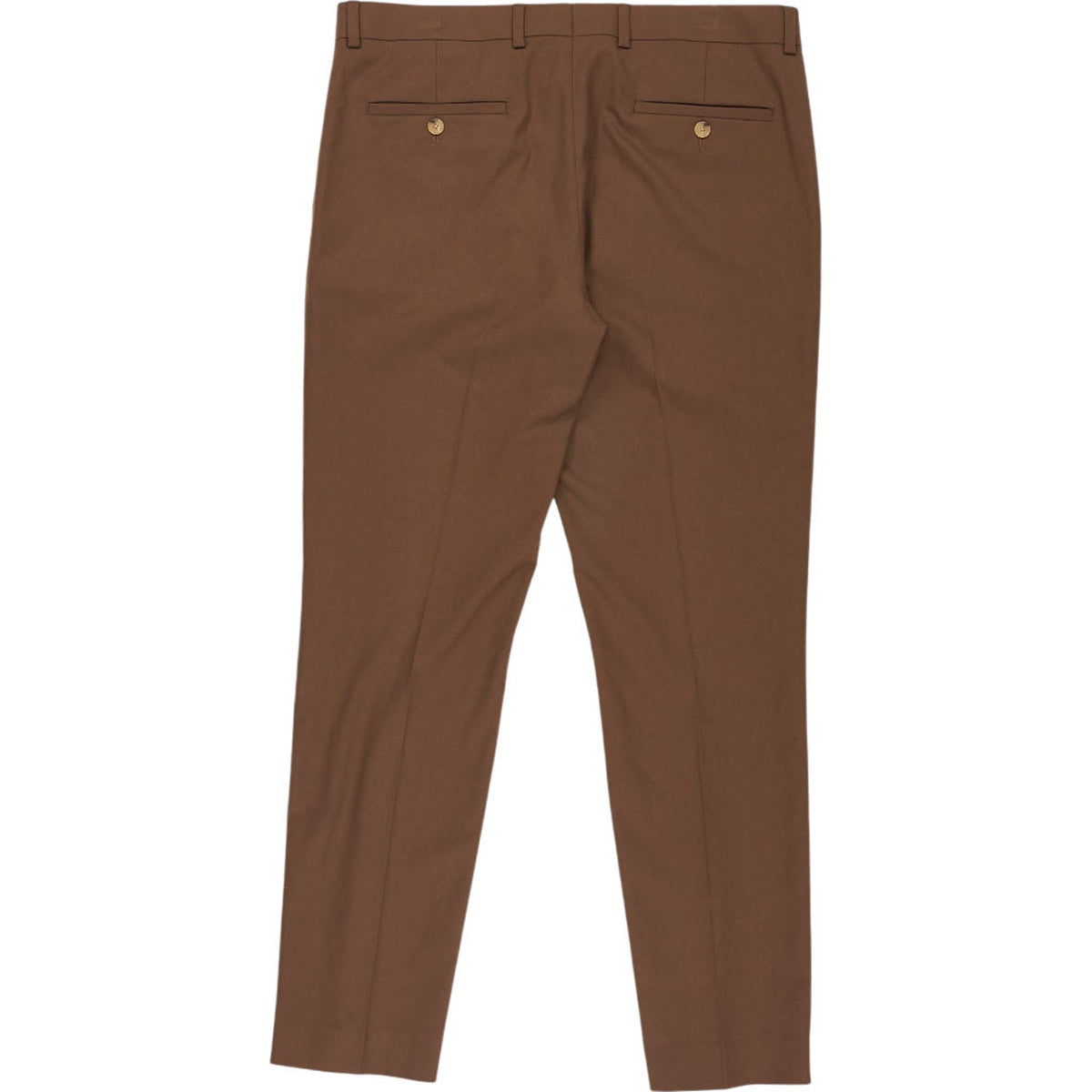 Moss Brown Slim Fit Trousers