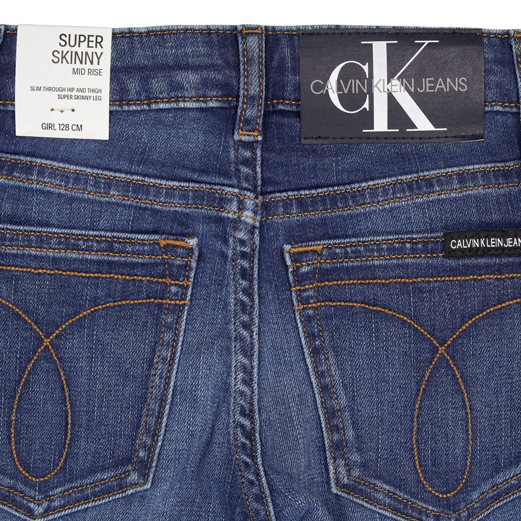 Calvin Klein Blue Super Skinny Jeans