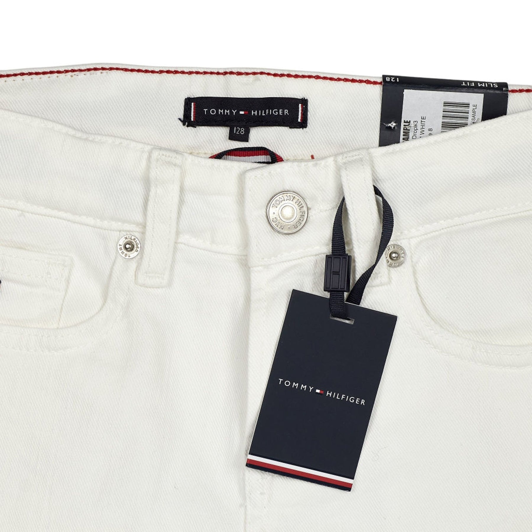 Tommy Hilfiger White Denim Shorts